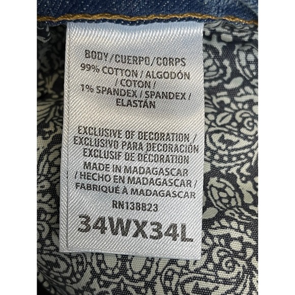 Cody James Men's Bootcut Jeans Size 34W x 34L Medium Wash Denim - Picture 8 of 12